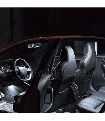 KIT 12 LAMPADE LED INTERNE PER SKODA OCTAVIA 3 MK3 SALOON MK III 5E3 SEDAN RS TDI TSI 13-