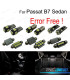 KIT 14 LAMPADE LED INTERNE PER VOLKSWAGEN VW PASSAT B7 SEDAN SOLO 12-15