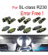 KIT 10 LAMPADE LED INTERNE PER MERCEDES CLASSE SL R230 SL500 SL600 SL55 AMG 02-08