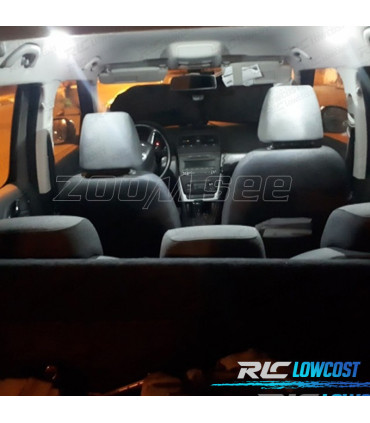 KIT 15 LAMPADE LED INTERNE PER SKODA FABIA 2 MK2 MK II HATCHBACK 08-14