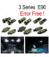 KIT 15 LAMPADE LED INTERNE PER BMW E90 SEDAN 320D 320D XDRIVE 320XD 325D 325I 325XI 05-11