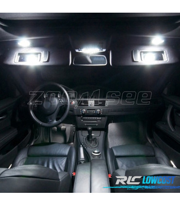 KIT 15 LAMPADE LED INTERNE PER BMW E90 SEDAN 320D 320D XDRIVE 320XD 325D 325I 325XI 05-11