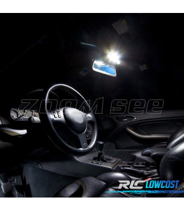 KIT 17 LAMPADE LED INTERNE PER BMW SERIE 3 E46 SEDAN COUPE M3 318I 318TI 323I 323IS 325I 325XI 99-05