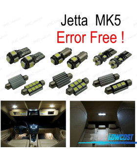 KIT 17 LAMPADE LED INTERNE PER VOLKSWAGEN VW JETTA 5 MK5 MKV 05-10