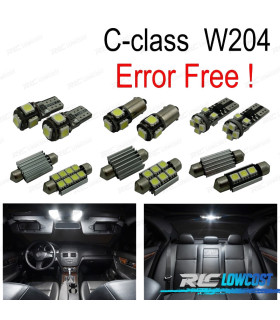 KIT 19 LAMPADE LED INTERNE PER MERCEDES CLASSE ML W163 ML320 ML350 ML430 ML500 98-05