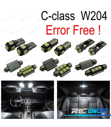 KIT 19 LAMPADE LED INTERNE PER MERCEDES CLASSE ML W163 ML320 ML350 ML430 ML500 98-05