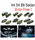 KIT 17 LAMPADE LED INTERNE PER AUDI A4 S4 RS4 B8 QUATTRO SEDAN