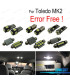KIT 16 LAMPADE LED INTERNE PER SEAT TOLEDO MK2 1 M 1M2 99-04