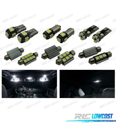 KIT 16 LAMPADE LED INTERNE PER BMW E90 SEDAN 316I 318I 320I 320D XDRIVE 325I 325XI 328I 335I 335XI 330D