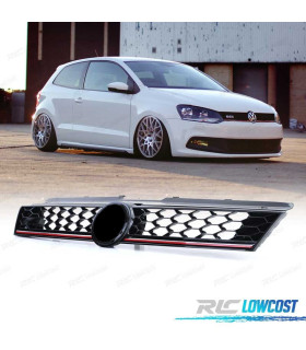GRIGLIA VOLKSWAGEN VW POLO 6R 6C 09-17 LOOK GTI BANDA ROSSA