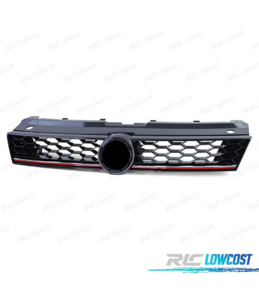 GRIGLIA VOLKSWAGEN VW POLO 6R 6C 09-17 LOOK GTI BANDA ROSSA