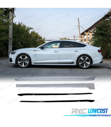 PROFILI LATERALI PER AUDI A5 SPORTBACK 16-19 LOOK RS5