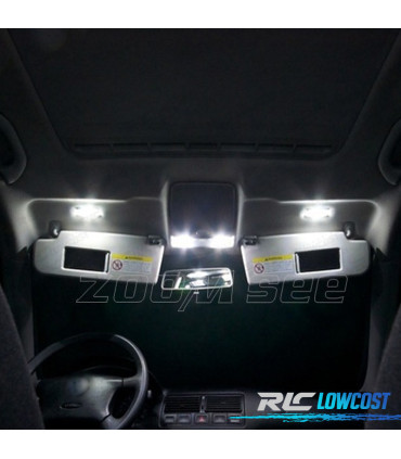 KIT 11 LAMPADE LED INTERNE PER VOLKSWAGEN VW GOLF CABRIO CABRIOLET MK6 12-16