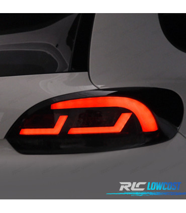 FANALI VOLKSWAGEN VW SCIROCCO III 08-14 CARDNA CON FRECCIA A LED DINAMICA NERO FUMÉ