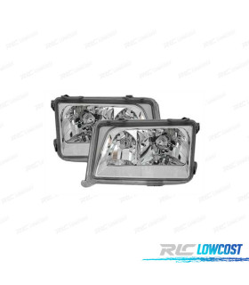 FARI MERCEDES CLASSE E W124 85-93 FONDO CROMATO