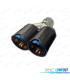TERMINALE SCARICO SINISTRO BMW LOOK M PERFORMANCE BLU CARBONIO