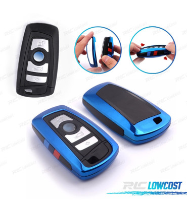 COPERCHIO CHIAVE BMW QUADRATA BLU