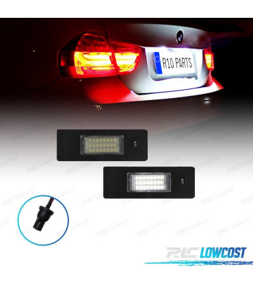 LUCI TARGA A LED PER BMW SERIE 6 E63 2P 02-10, E64 2P 02-10, F12 2P 11-18, F13 2P 11-18, F06 GRAN COUPE 4P 13-