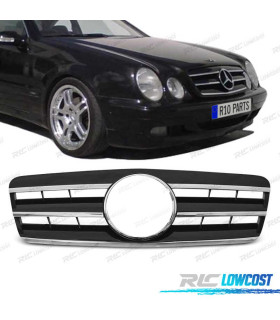 GRIGLIA MERCEDES CLK W208 COUPE CABRIO 96-02 NERO CROMATO