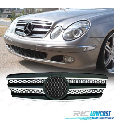 GRIGLIA MERCEDES CLASSE E W211 02-06 CROMATA NERA