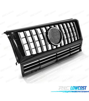 GRIGLIA MERCEDES CLASSE G W463 90-12 LOOK AMG C63 NERO CROMATO