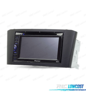 CORNICE NERA PER AUTORADIO 2-DIN PER TOYOTA AVENSIS 02-08