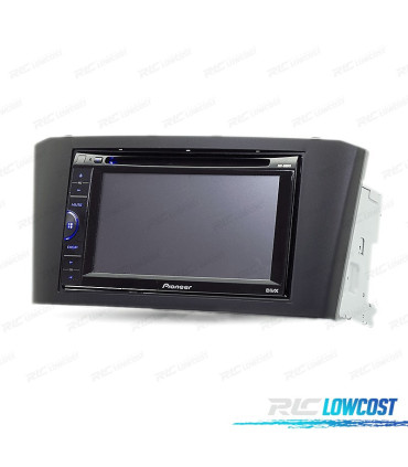 CORNICE NERA PER AUTORADIO 2-DIN PER TOYOTA AVENSIS 02-08