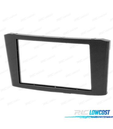 CORNICE NERA PER AUTORADIO 2-DIN PER TOYOTA AVENSIS 02-08