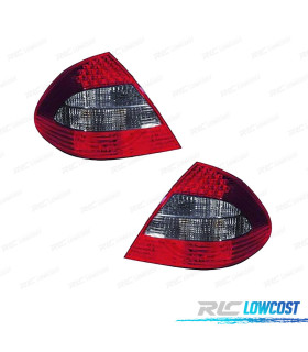 FANALI PER MERCEDES CLASSE E W211 BERLINA 06-09 LED BIANCO ROSSO