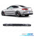 DIFFUSORE MERCEDES CLASSE E C238 17-19 LOOK AMG E63 NERO + TERMINALI DI SCARICO NERO LUCIDO