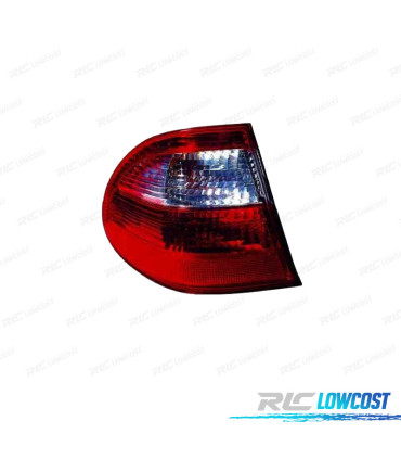 FANALE SINISTRO PER MERCEDES W211 CLASSE E WAGON 02-06 BIANCO ROSSO