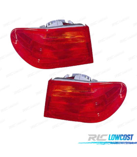 FANALI PER MERCEDES W210 CLASSE E BERLINA 95-99 ROSSO