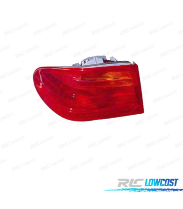 FANALE SINISTRO PER MERCEDES W210 CLASSE E BERLINA 95-99 ROSSO