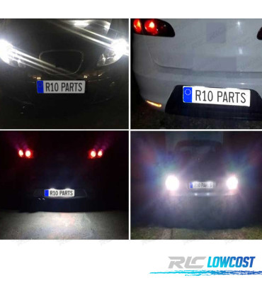 KIT 8 LAMPADE LED PER SEAT IBIZA MK3 MK III 6 K 00-02