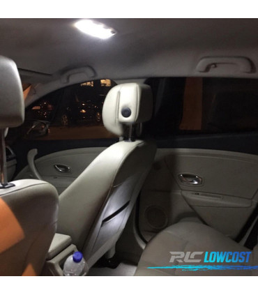 KIT 17 LAMPADE LED INTERNE PER RENAULT LAGUNA III 3 MK3 08-15