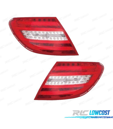 FANALI PER MERCEDES CLASSE C W204 SEDAN 10-14 A LED