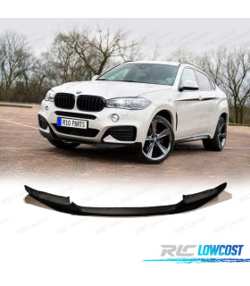 SPOILER ANTERIORE PER BMW X6 F16 M 15- LOOK M NERO LUCIDO