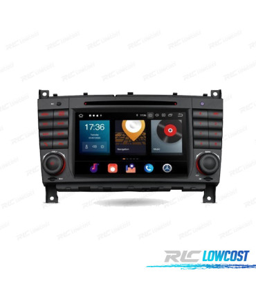 RADIO GPS ANDROID 13 PER MERCEDES G W463 06-08 C W203 04-07 CLK W209 04-06