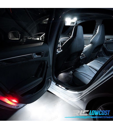 KIT 18 LAMPADE LED INTERNE PER AUDI A4 S4 B8 AVANT 09-15