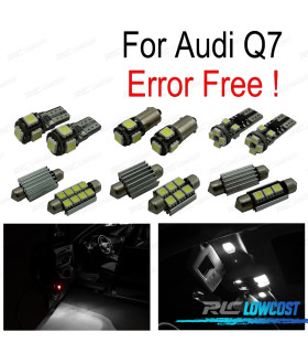 KIT 19 LAMPADE LED INTERNE PER AUDI Q7 4L SPORT 05-14