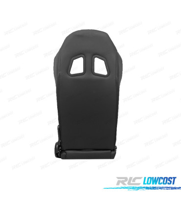SEDILE BAQUET UNIVERSALE LOOK SPARCO PELLE NERA