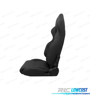 SEDILE BAQUET UNIVERSALE LOOK SPARCO PELLE NERA