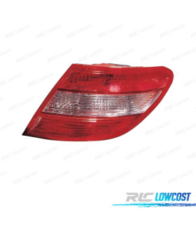 FANALE DESTRO PER MERCEDES CLASSE C W204 BERLINA 07-10 BIANCO ROSSO
