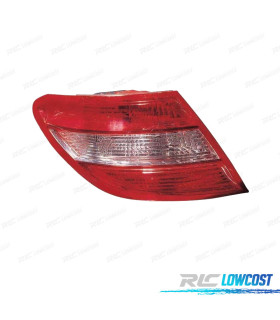 FANALE SINISTRO PER MERCEDES CLASSE C W204 BERLINA 07-10 BIANCO ROSSO