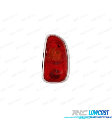 FANALE DESTRO PER MINI COUNTRYMAN 10-16 ROSSO