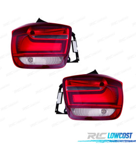 FANALI BMW F20 F21 10-14 LED BIANCO ROSSO