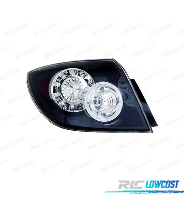 FANALE SINISTRO PER MAZDA 3 HATCHBACK 5P 03-09 A LED FONDO NERO
