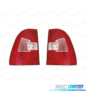 FANALI PER KIA SPORTAGE 08-10 BIANCO ROSSO