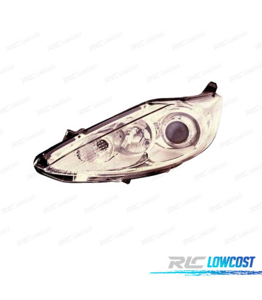 FANALE SINISTRO PER FORD FIESTA MK7 3 5P 08-13 CON FONDO CROMATO