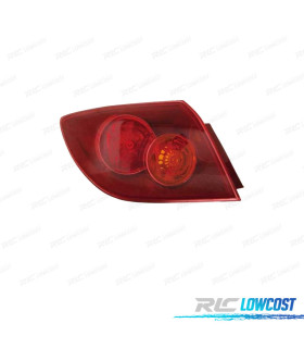 FANALE SINISTRO PER MAZDA 3 HATCHBACK 5P 03-09 ROSSO